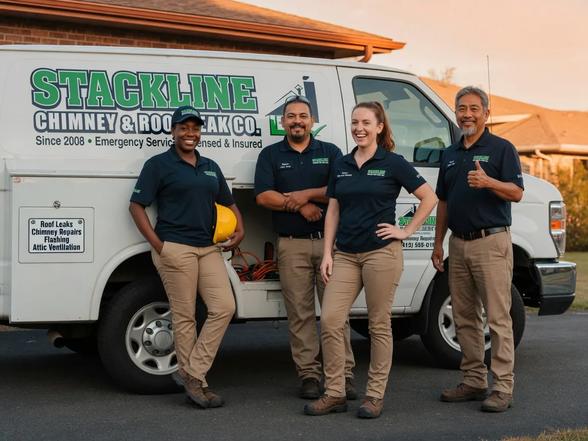 Chimney flashing repair company in Rockland, ID